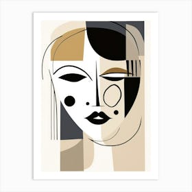 Abstract Woman Canvas Print Art Print