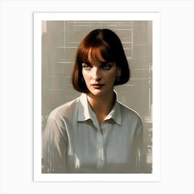 Mia Wallace from Pulp Fiction Art Print