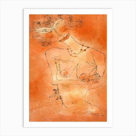 Lady Inclining Her Head (1919), Paul Klee Art Print