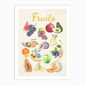 Fruits Art Print