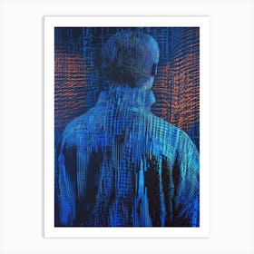 'Digital Man' 1 Art Print