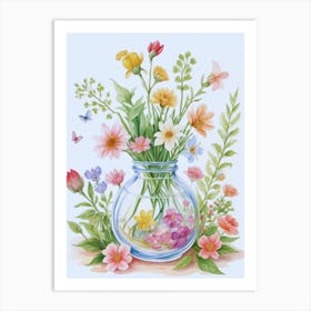 Flowers In A Vase 12 Art Print