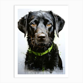 Boundless Joy The Playful Dog Art Print