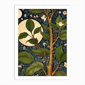 William Morris Moonlight On The Tree Art Print