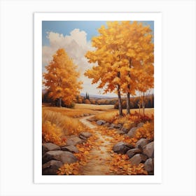 Autumn Path 4 Art Print