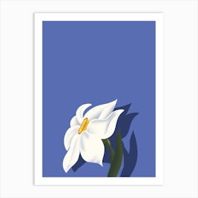 White Flower Art Print