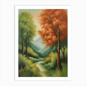 Autumn In The Mountains 10 Art Print