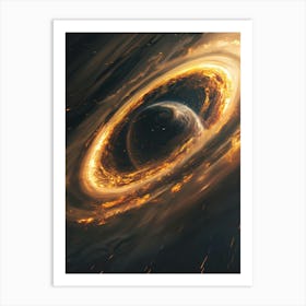 Black Hole 8 Art Print