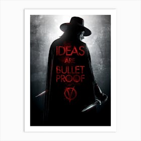 V For Vendetta II Art Print