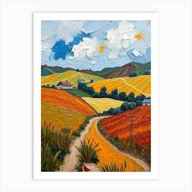 Country Road 2 Art Print