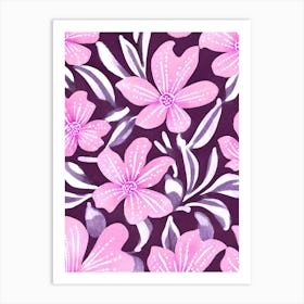 Pink Flowers 2 Art Print