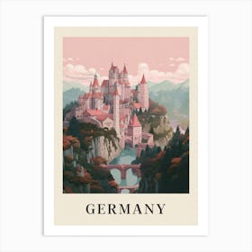 Vintage Travel Poster Germany 2 Art Print