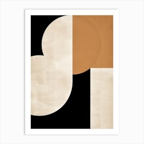 Ivory Elegance Of Bauhaus Art Print