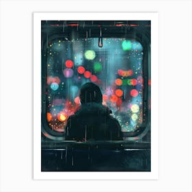 Rainy Night Art Print