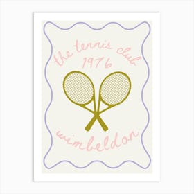 The Tennis Club | Wimbledon Art Print