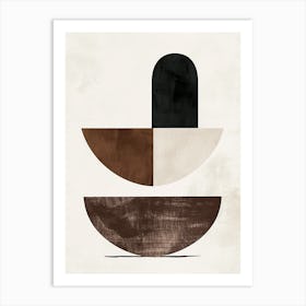 Amman Stone Park Bauhaus Minimalist Art Print