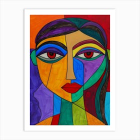 Abstract Of A Woman 48 Art Print