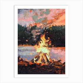 Campfire Art Print