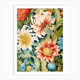 Floral Pattern 109 Art Print