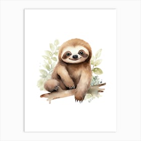 Sloth Art Print