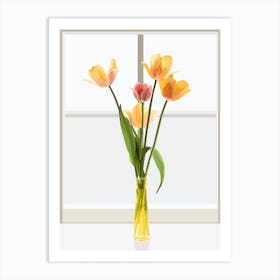 Tulips In A Vase 1 Art Print