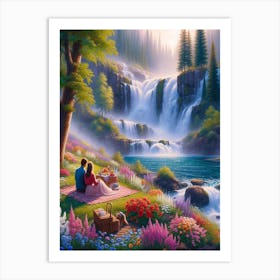 Picnic In The Wild Art Print