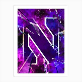 Northwestern Wildcats 1 Art Print