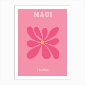 Maui France Art Print