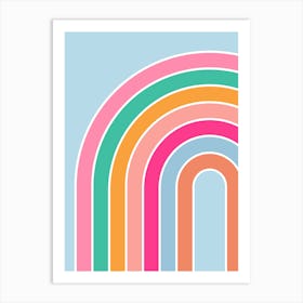 Rainbow Blue Art Print