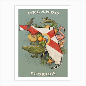 Orlando Florida Art Print