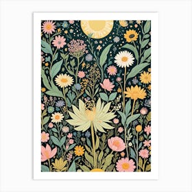 Flower Symphony Art Print