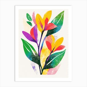 Colorful Flowers 6 Art Print