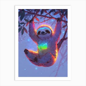 Sloth 23 Art Print