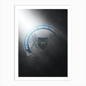 Peterborough United Football Poster Art Print