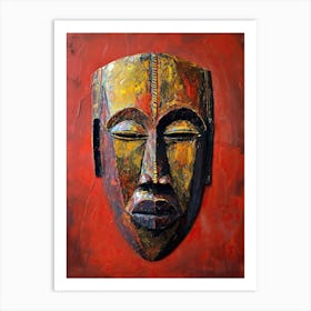 African Tribe Art 98 Art Print