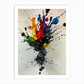 Splatters 11 Art Print