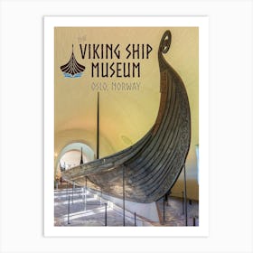 Viking Ship Museum, Norway Art Print