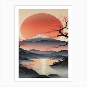 Mt Fuji Art Print