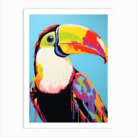 Andy Warhol Style Bird Toucan 2 Art Print