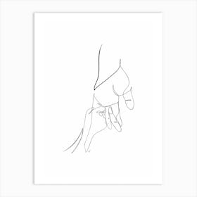 Hands 01 Art Print