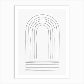 Shapes and Lines - 02 Art Print