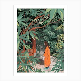 In The Garden Nara Park Japan 4 Art Print