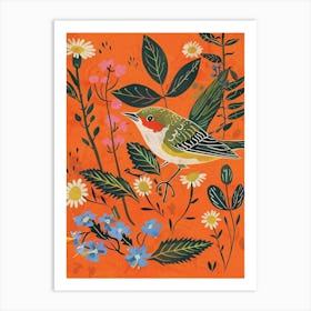 Spring Birds Chimney Swift 1 Art Print