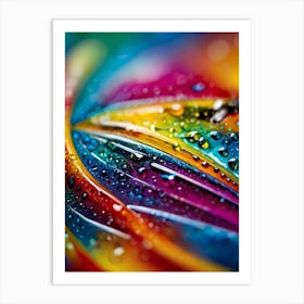 Colorful Leaves Art Print