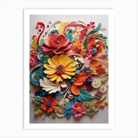 Flower Art Art Print