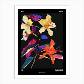 No Rain No Flowers Poster Bougainvillea 2 Art Print