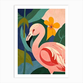 Pink Flamingo 1 Art Print