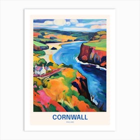 Cornwall England 2 Uk Travel Poster Art Print