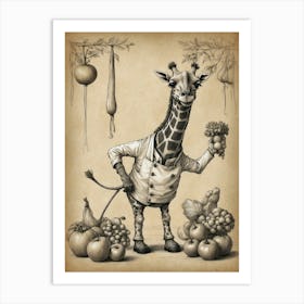 Giraffe 22 Art Print