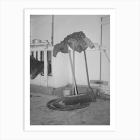 Equipment In Milking House Of Large Dairy, Tom Green County, Texas By Russell Lee Art Print